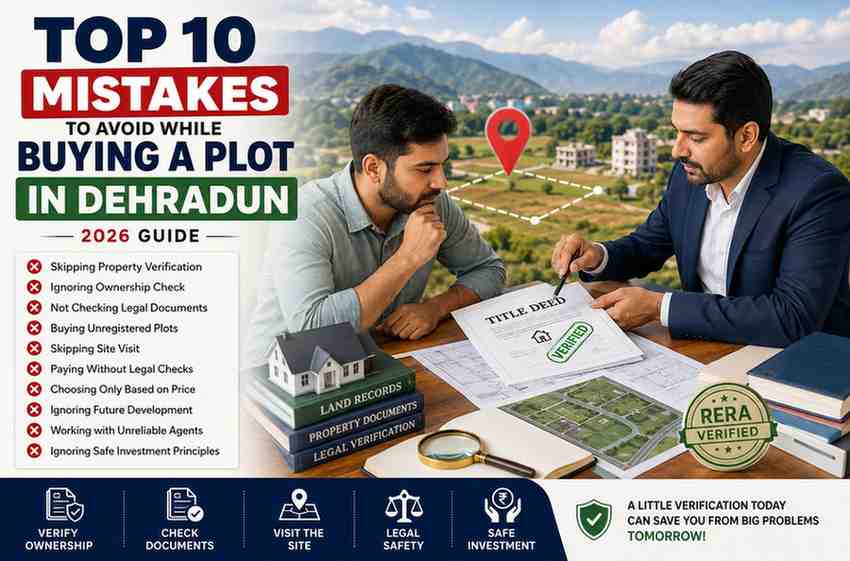 Top 10 Mistakes to Avoid While Buying a Plot in Dehradun (2026)