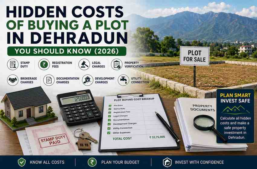 Hidden Costs of Buying a Plot in Dehradun You Should Know (2026)