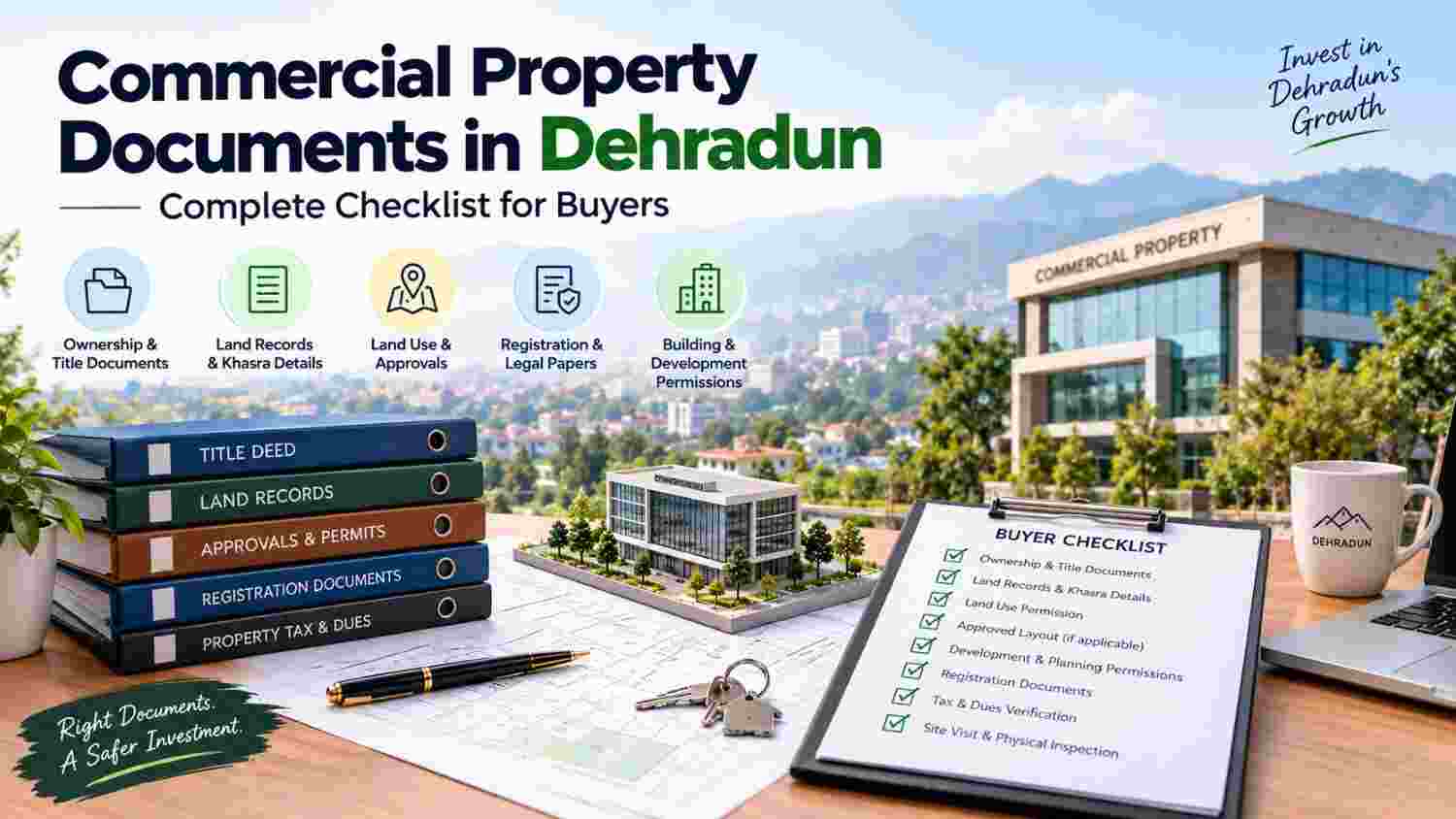 Commercial Property Documents in Dehradun: Complete Checklist for Buyers