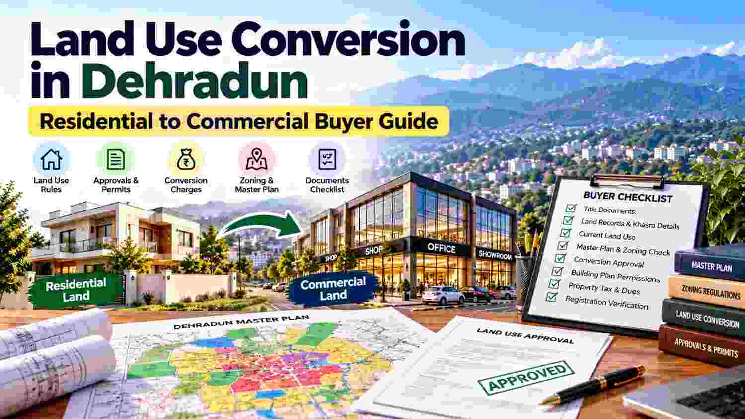 Land Use Conversion in Dehradun: What Buyers Should Know